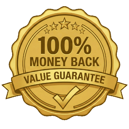 100% Money Back Guarantee